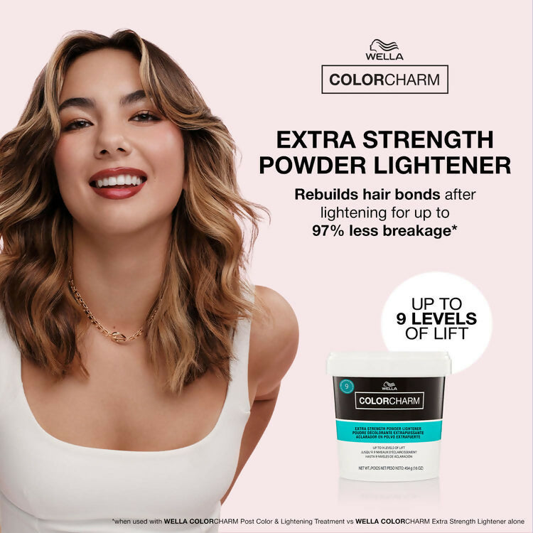 Wella Colorcharm Extra Strength Powder Lightener 16 Oz