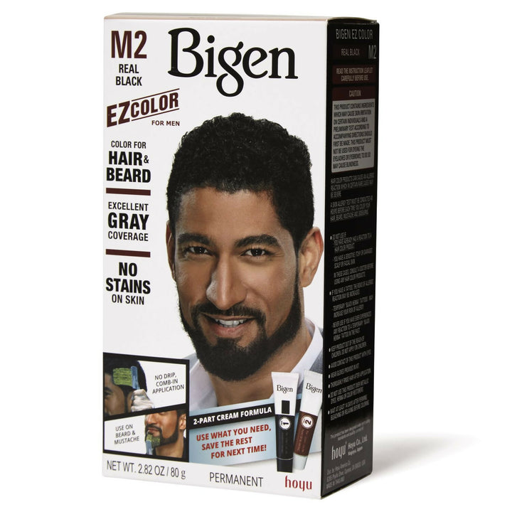 Men's EZ Permanent Hair Color M2 Real Black