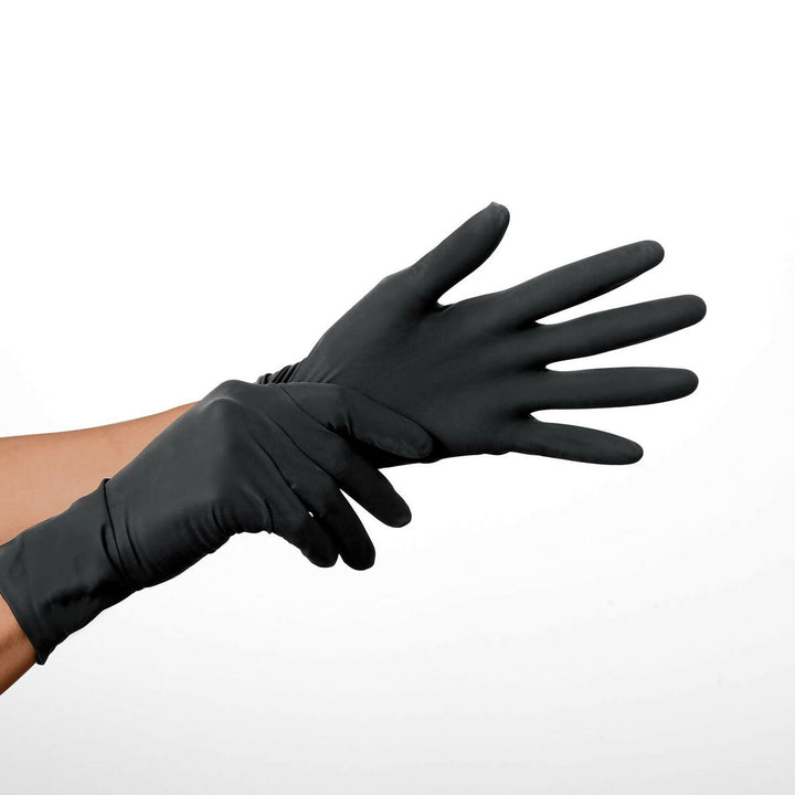 Small 2ct Black Nitrile Gloves