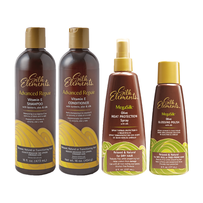 Silk Elements Megasilk & Advanced Repair Bundle