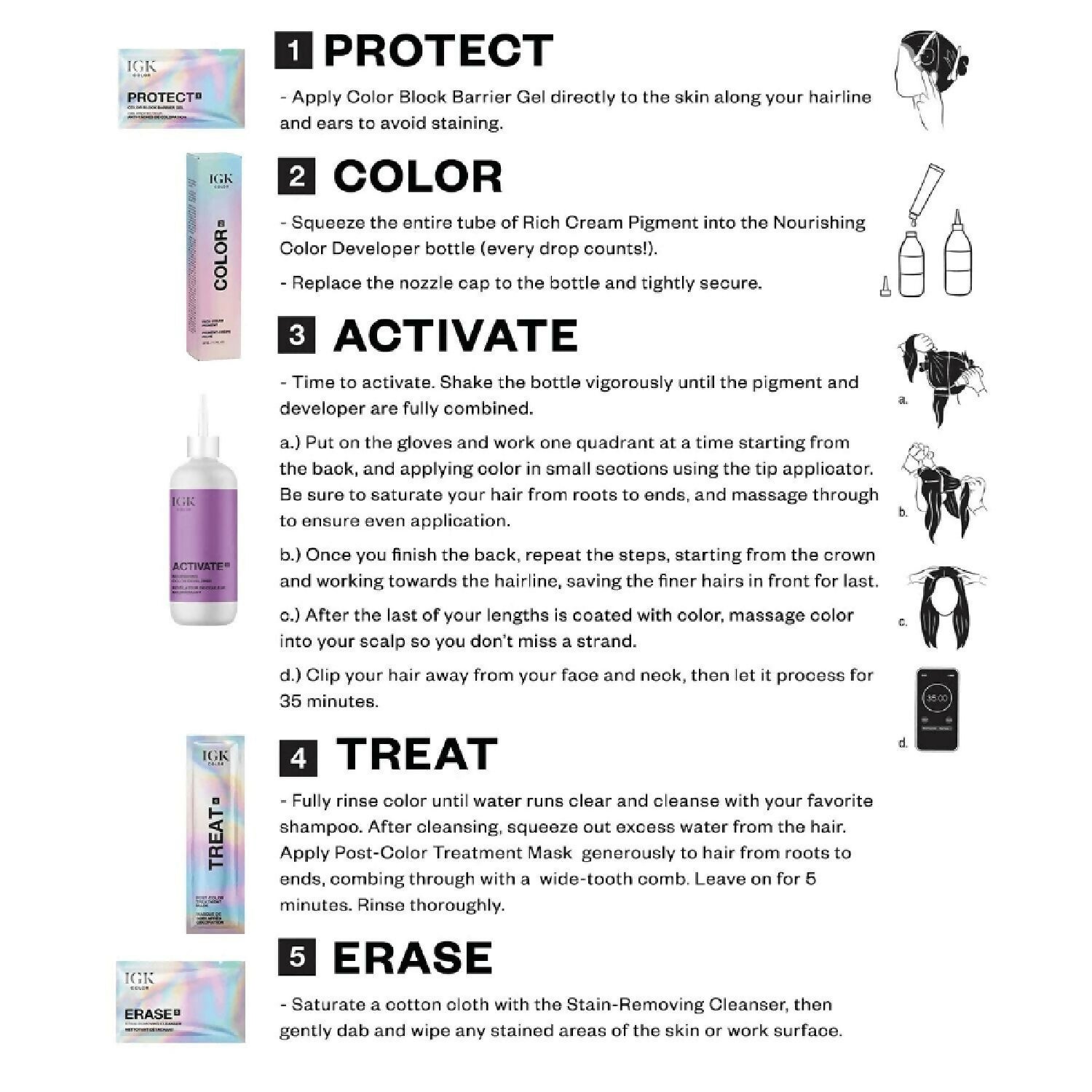 Surf Club Permanent Color Kit